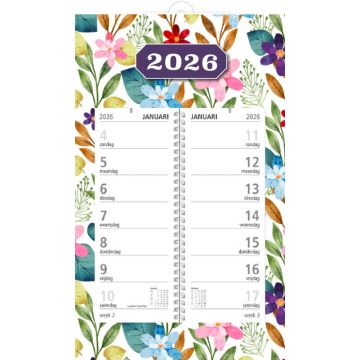Omlegweekkalender 2026 - Zondag