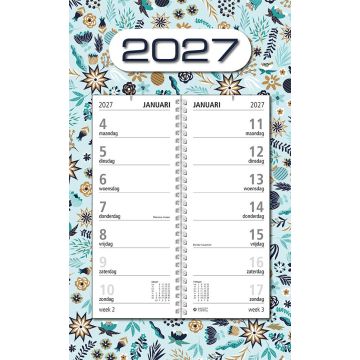 Omlegweekkalender 2027 - Week start op Maandag