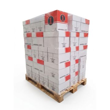 Pallet Universal Copy Red A4 Papier - 200 pakken van 500 vellen per pak