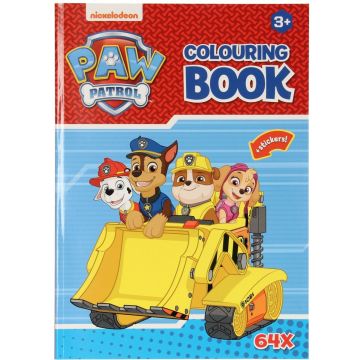 Paw Patrol kleurboek + stickers – rood