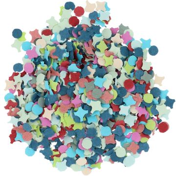Gemengde Kleuren Confetti 100gr