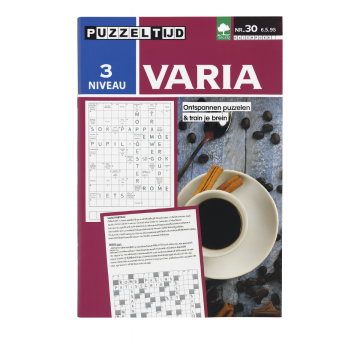 Puzzelsport Puzzelboek 96 pagina's - Varia 3*