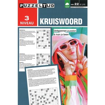 Puzzeltijd Puzzelboek 96 pagina's - Kruiswoord 3*
