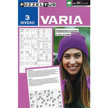 Puzzelsport Puzzelboek 96 pagina's - Varia 3*
