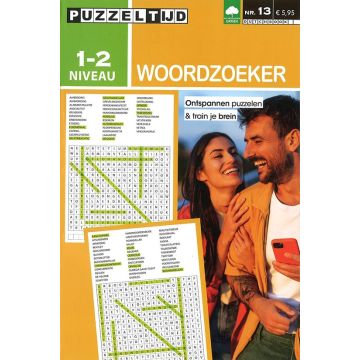 Puzzeltijd Puzzelboek 96 pagina's - Woordzoeker 1-2*