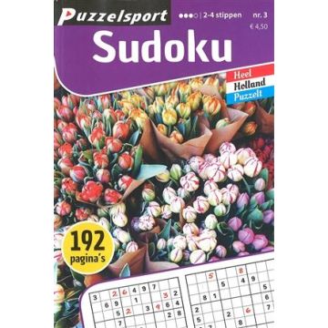 Puzzelsport Puzzelboek 192 pag. Sudoku 2-4*