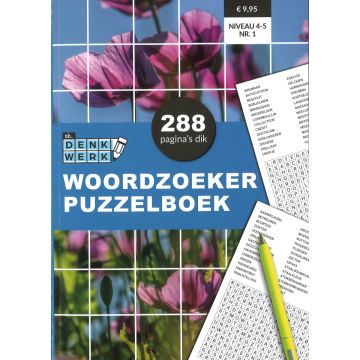 Puzzeltijd Puzzelboek 288 pagina's - Woordzoeker 4-5*