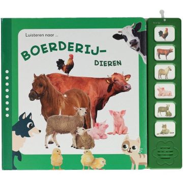 Luisteren naar Boerderijdieren Geluidenboek