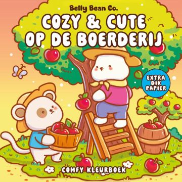 Cozy & cute op de boerderij - Comfy kleurboek - Belly Bean Co.