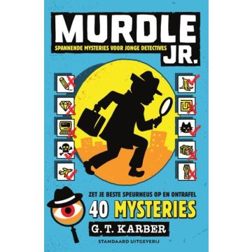 Murdle Jr - Puzzelboek 1 - Spannende Mysteries voor jonge detectives - Blauw - Pre order nu 