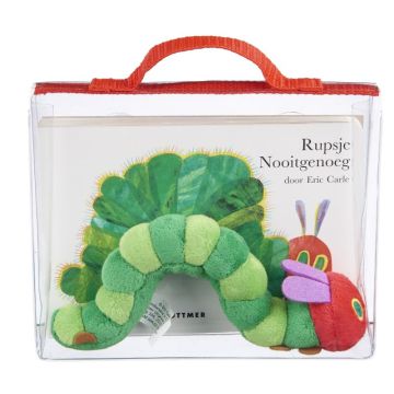 Rupsje Nooitgenoeg + pluchen rups - Eric Carle