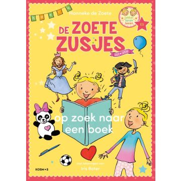 !! Op zoek naar een boek - Leren lezen met de Zoete Zusjes - Hanneke de Zoete
