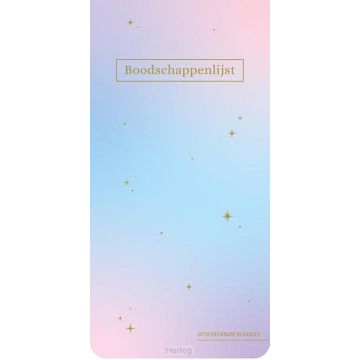 Boodschappenlijst - Pastel Galaxy