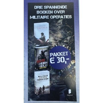 !! Pakket Seals – Drie Spannende boeken Militaire Operaties