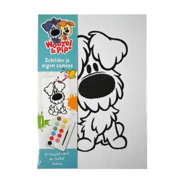 Canvas Schilderset Woezel
