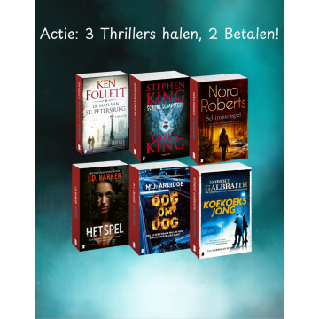 !! Pakket 3=2 Thrillers