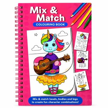Mix & Match Kleurboek – Unicorn