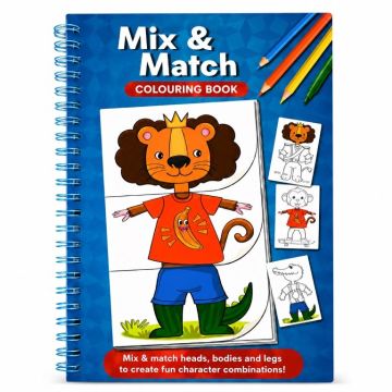 Mix & Match Kleurboek – Dieren