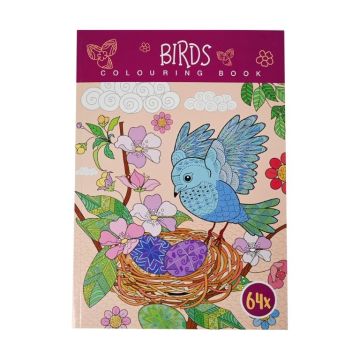 Mandala Kleurboek Vogels A4 – 64 kleurplaten