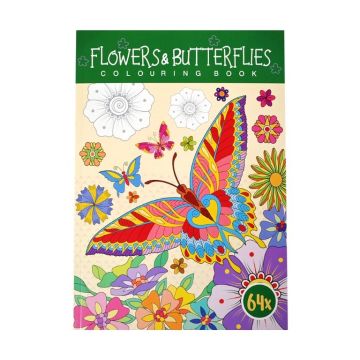 Mandala Kleurboek Vlinders A4 – 64 kleurplaten