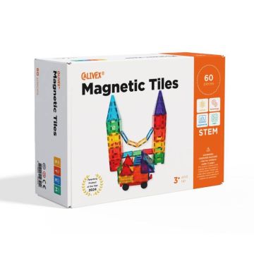 Calivex - Magnetic Tiles - Set van 60 stuks