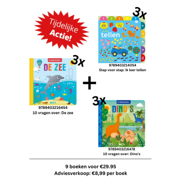 Voordeelpakket Tellen tot 10 en vragen boeken - 9 boekjes