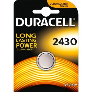 Duracell Lithium Knoopcel CR2430 (1-pack)