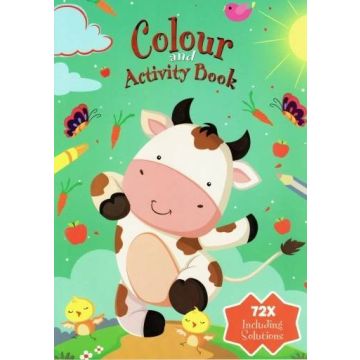 Kleur- en activiteitenboek - Boerderij - 72 pagina's