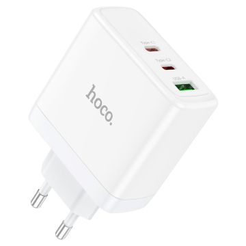 Hoco PD65W fast charger met 3 poorten