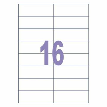 Label ILK Kangaro 105x37mm doos 25 vel 16 etiketten per vel