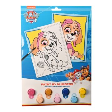Schilderen op nummer - Paw Patrol - Marshall - inclusief verf en kwast