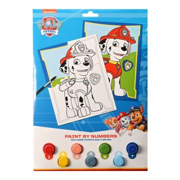 Schilderen op nummer - Paw Patrol - Skye - inclusief verf en kwast