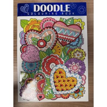 Mandala Doodle Kleurboek A4 - 24 kleurplaten
