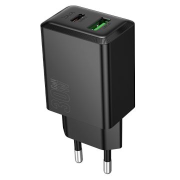 Hoco N71 USB-C Snellader 30W - Zwart