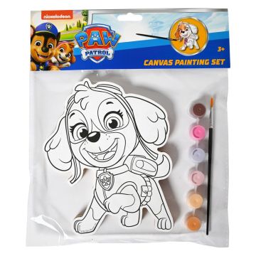 Canvas Paw Patrol - Skye - inclusief verf en kwast