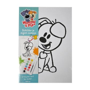 Canvas Schilderset Pip – Inclusief verf en kwast