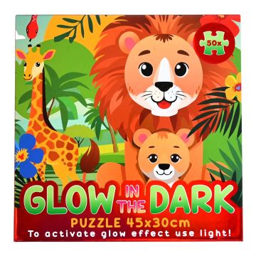 Glow in the dark puzzel - Jungle