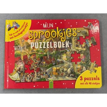 Mijn sprookjespuzzelboek - 3 puzzels met 48 stukjes