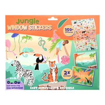 Raamstickers Jungle – set van 150 stickers
