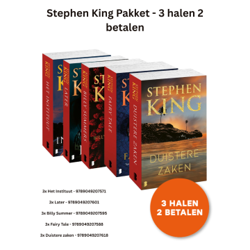 !! Stephen King Pakket - 3 halen 2 betalen 