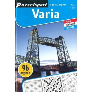 Puzzelsport puzzelboek 96 pag. – Varia 3*