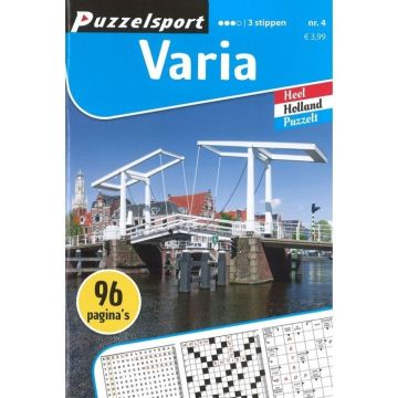 Puzzelsport puzzelboek 96 pag. – Varia 3*