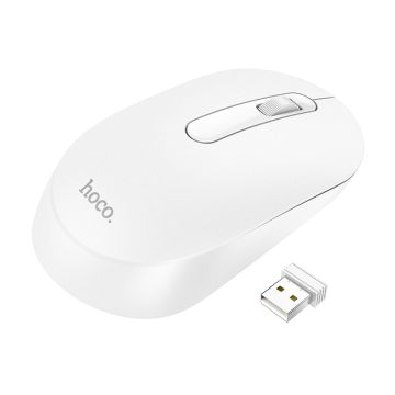 Hoco GM14 Draadloze muis met 2.4G receiver - Wit
