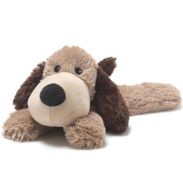 Warmies Magnetron Knuffel - Hond Donker