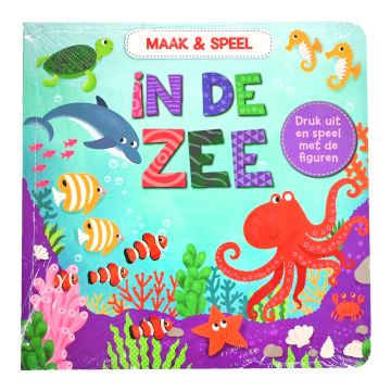 Maak & Speel kartonboek – In de Zee – Dieren uitdrukken