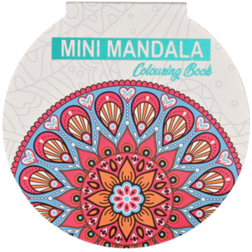 Mini Mandala Kleurboek - Rond - Blauw Mini Mandala Kleurboek - Rond - Blauw