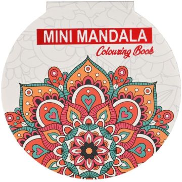 Mini Mandala Kleurboek - Rond - Rood Mini Mandala Kleurboek - Rond - Rood