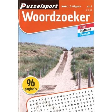 Puzzelsport puzzelboek 96 pag. – Woordzoeker 3*
