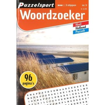 Puzzelsport puzzelboek 96 pag. – Woordzoeker 3*