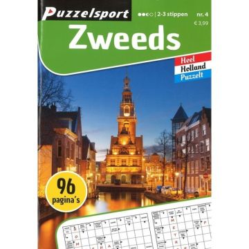 Puzzelsport puzzelboek 96 pag. – Zweeds 2-3*